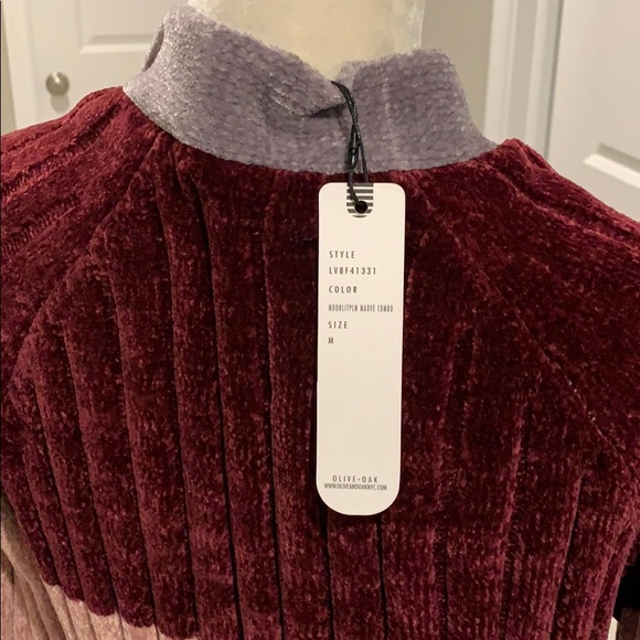 Color block chenille cardigan - Picture 8 of 8